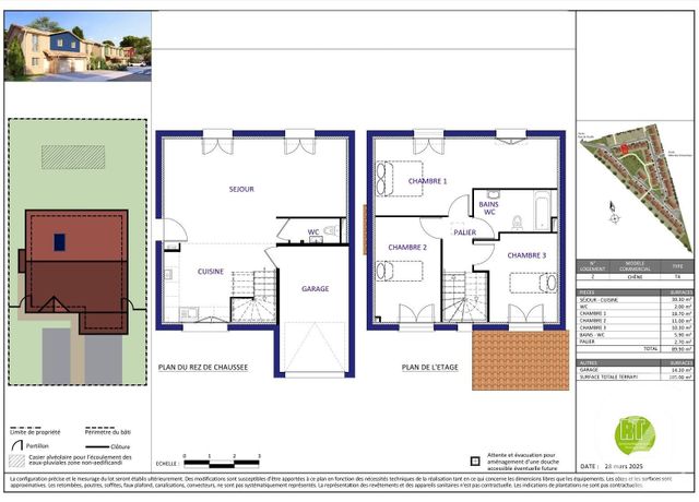 Maison à vendre - 4 pièces - 89,90 m2 - Biganos - 33 - AQUITAINE