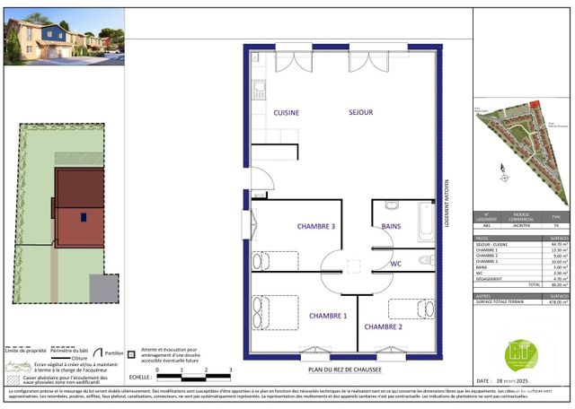 Maison à vendre - 4 pièces - 90,20 m2 - Biganos - 33 - AQUITAINE