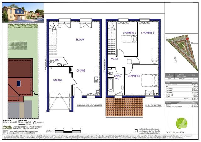 Maison &agrave; vendre - 4 pi&egrave;ces - 85,30 m2 - Biganos - 33 - AQUITAINE