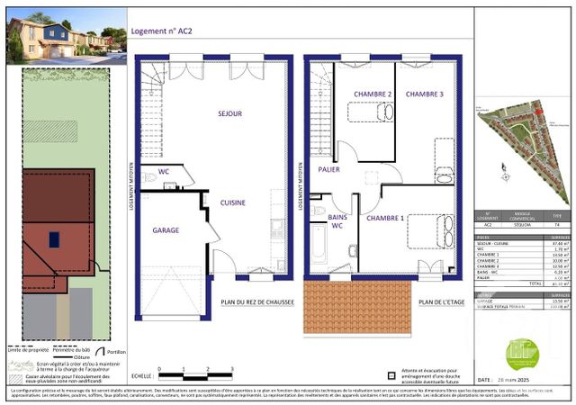 Maison &agrave; vendre - 4 pi&egrave;ces - 85,11 m2 - Biganos - 33 - AQUITAINE