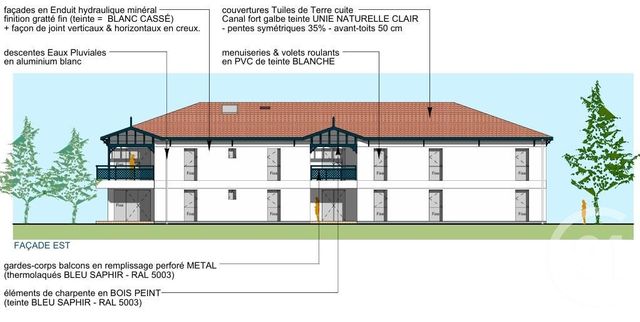 Appartement T3 &agrave; vendre - 3 pi&egrave;ces - 65,31 m2 - Biscarrosse - 40 - AQUITAINE