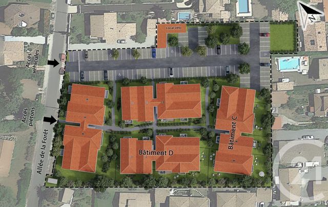 Appartement T4 à vendre - 4 pièces - 91,18 m2 - Gujan Mestras - 33 - AQUITAINE