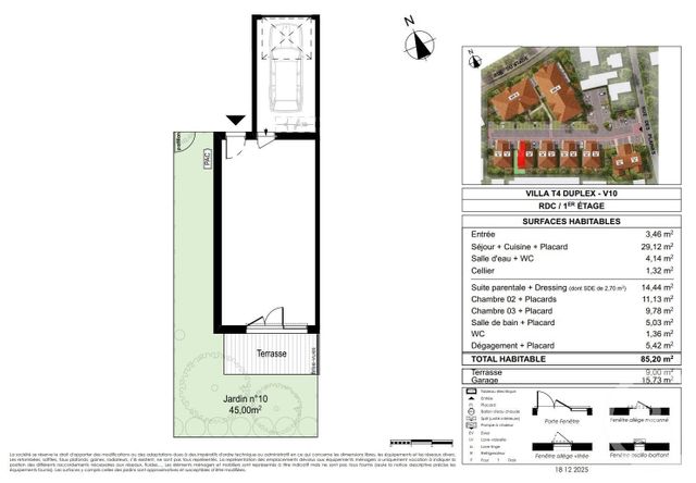 Maison &agrave; vendre - 4 pi&egrave;ces - 85,20 m2 - Le Teich - 33 - AQUITAINE