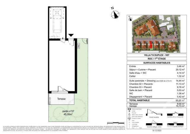 Maison &agrave; vendre - 4 pi&egrave;ces - 85,20 m2 - Le Teich - 33 - AQUITAINE