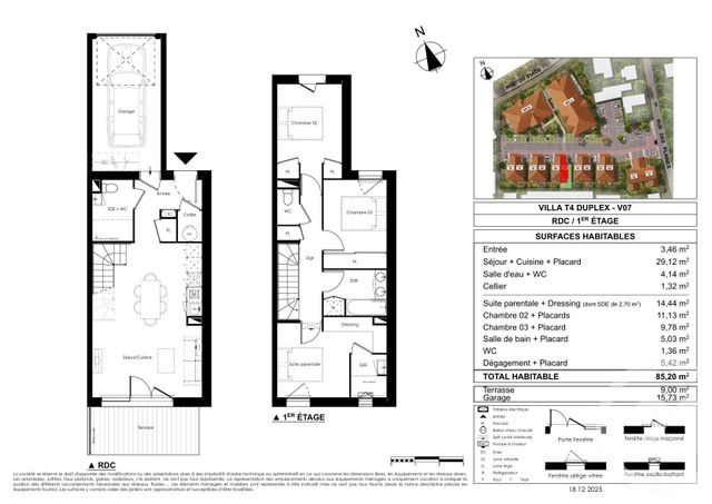 Maison &agrave; vendre - 4 pi&egrave;ces - 85,20 m2 - Le Teich - 33 - AQUITAINE