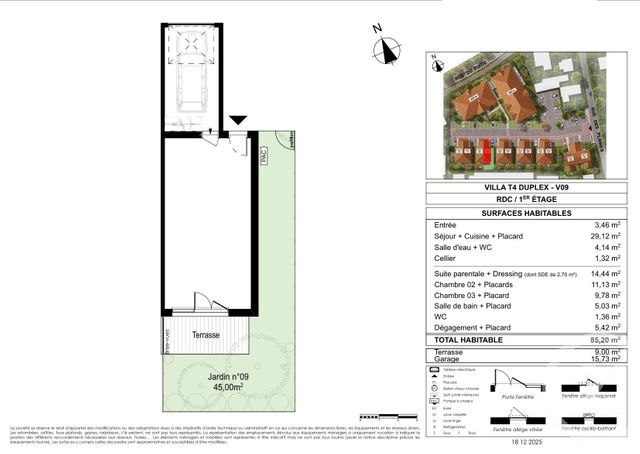 Maison &agrave; vendre - 4 pi&egrave;ces - 85,20 m2 - Le Teich - 33 - AQUITAINE