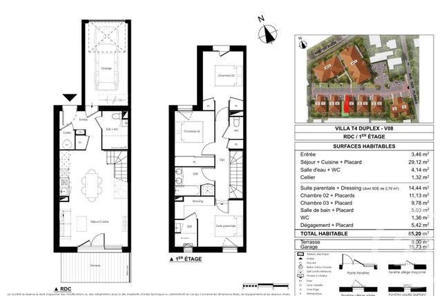 Maison &agrave; vendre - 4 pi&egrave;ces - 85,20 m2 - Le Teich - 33 - AQUITAINE
