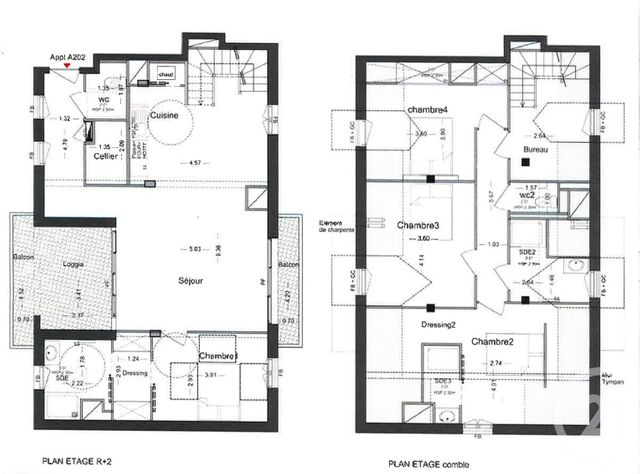 Appartement T5 &agrave; vendre - 5 pi&egrave;ces - 132,48 m2 - Arcachon - 33 - AQUITAINE