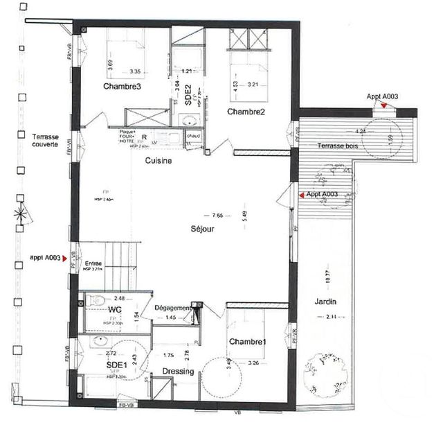 Appartement T4 &agrave; vendre - 4 pi&egrave;ces - 101,63 m2 - Arcachon - 33 - AQUITAINE