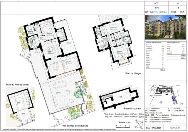 Appartement T4 à vendre - 4 pièces - 110,50 m2 - Arcachon - 33 - AQUITAINE